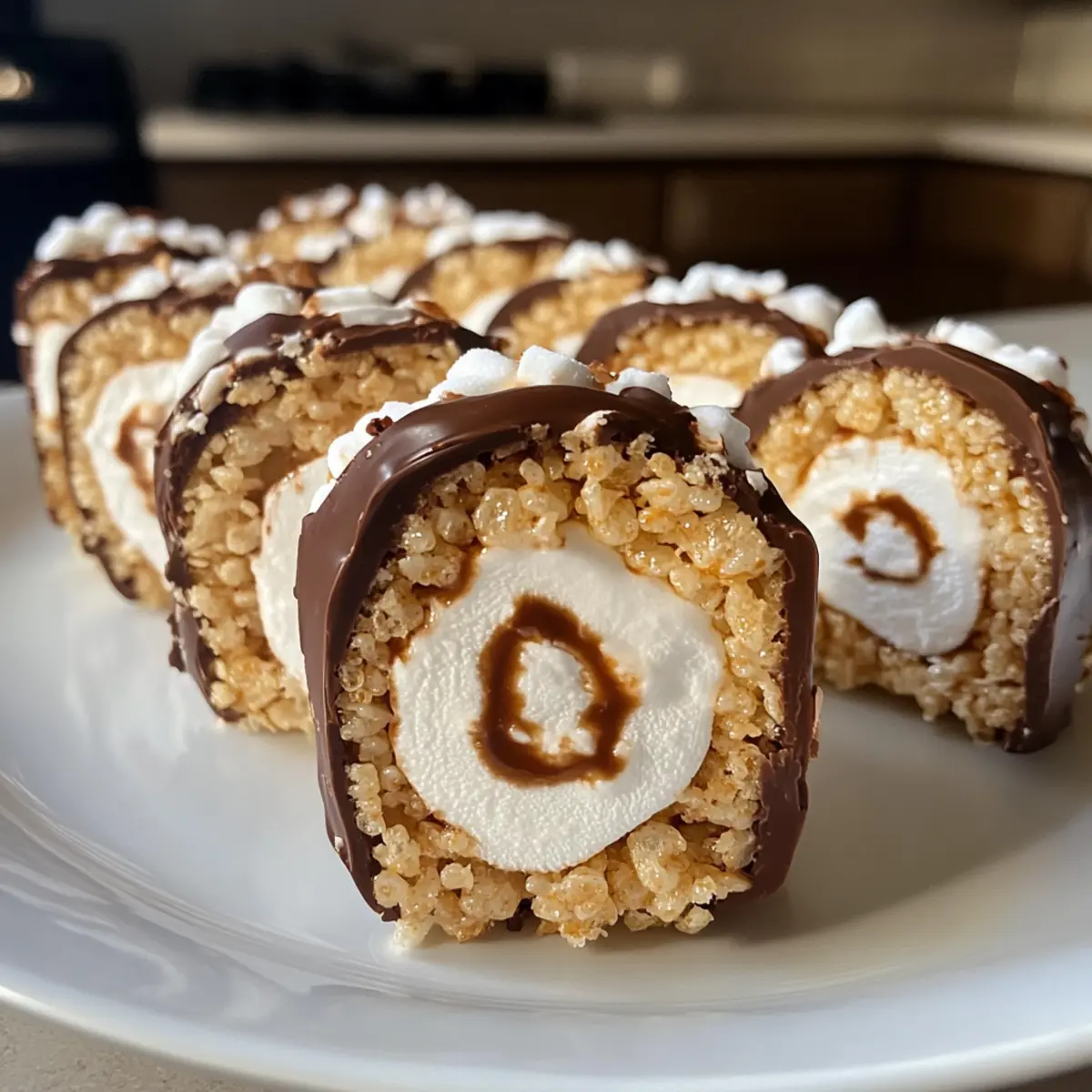 S’mores Rolled Rice Krispie Treat: Your New Favorite No-Bake Dessert