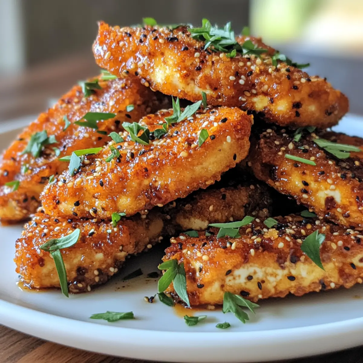 Crispy Honey Mustard Tofu Tenders for a Flavor Explosion