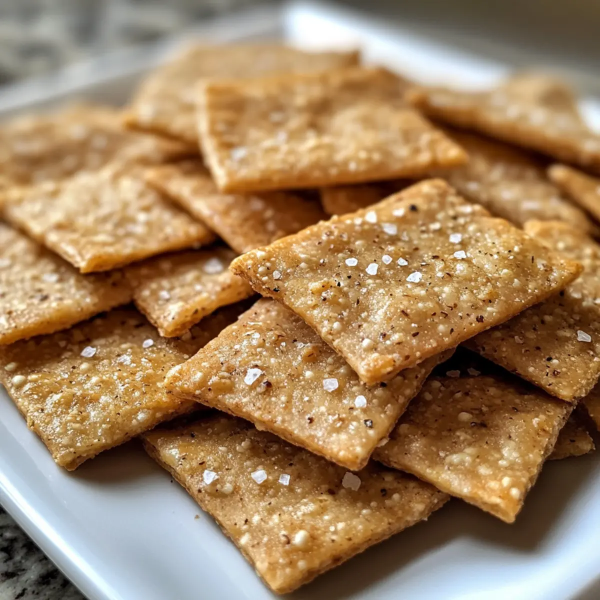 Crispy Keto Almond Flour Crackers