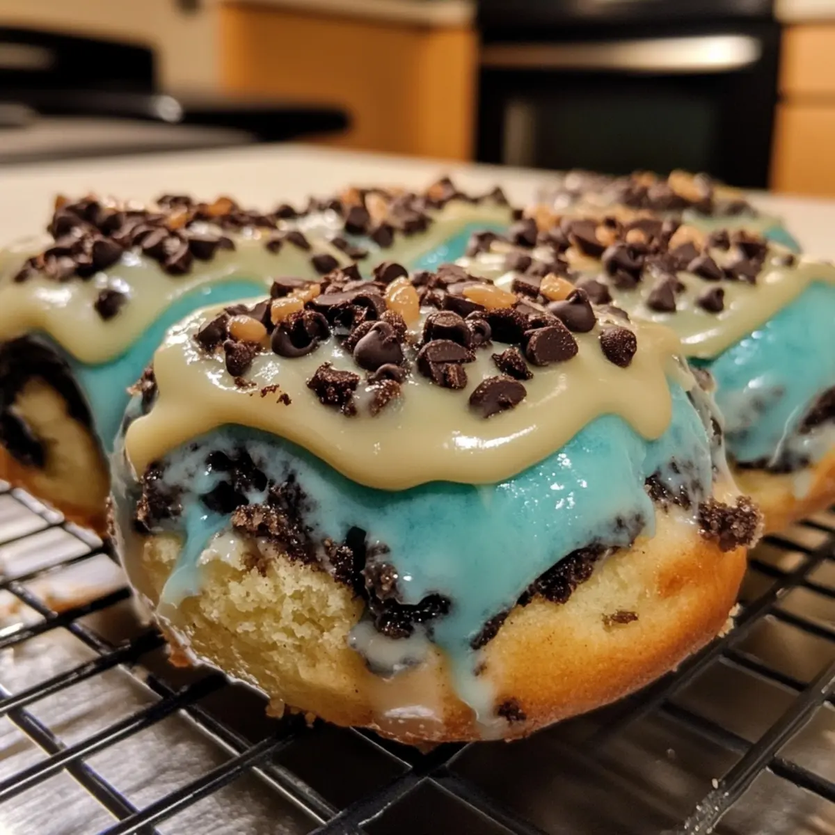 Cookie Monster Cinnamon Rolls: A Whimsical Sweet Escape