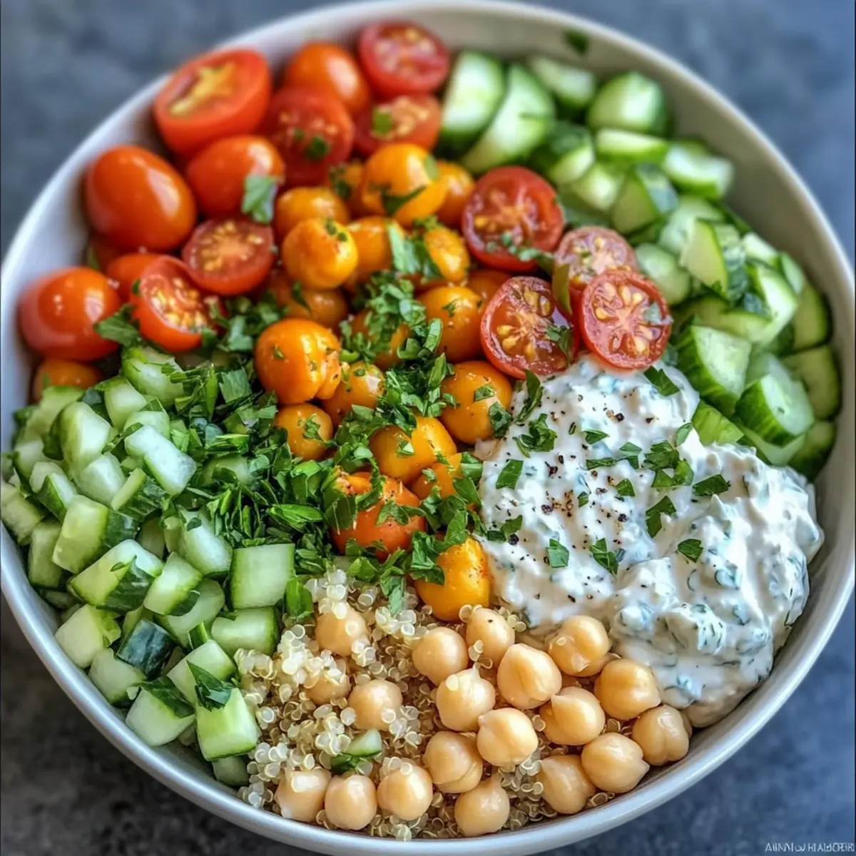 5-Minute Mediterranean Bowl for Quick, Fresh Flavor