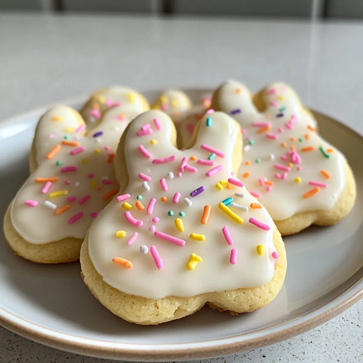 Soft Buttercream Bunny Cookies