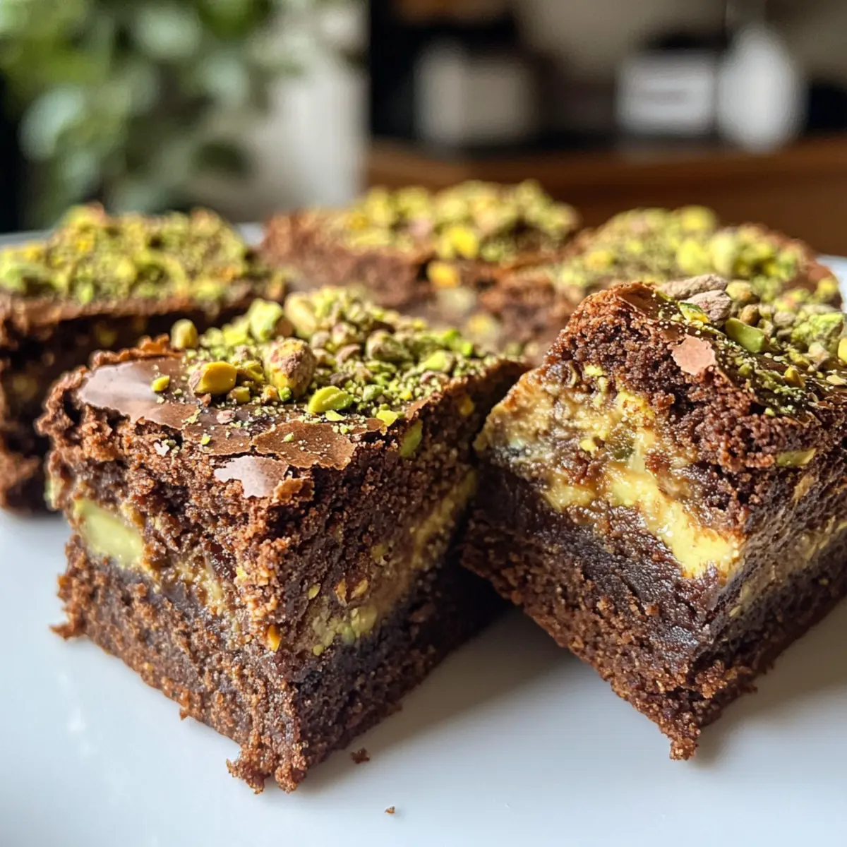 Irresistible Pistachio Ferrero Rocher Brownies You’ll Love