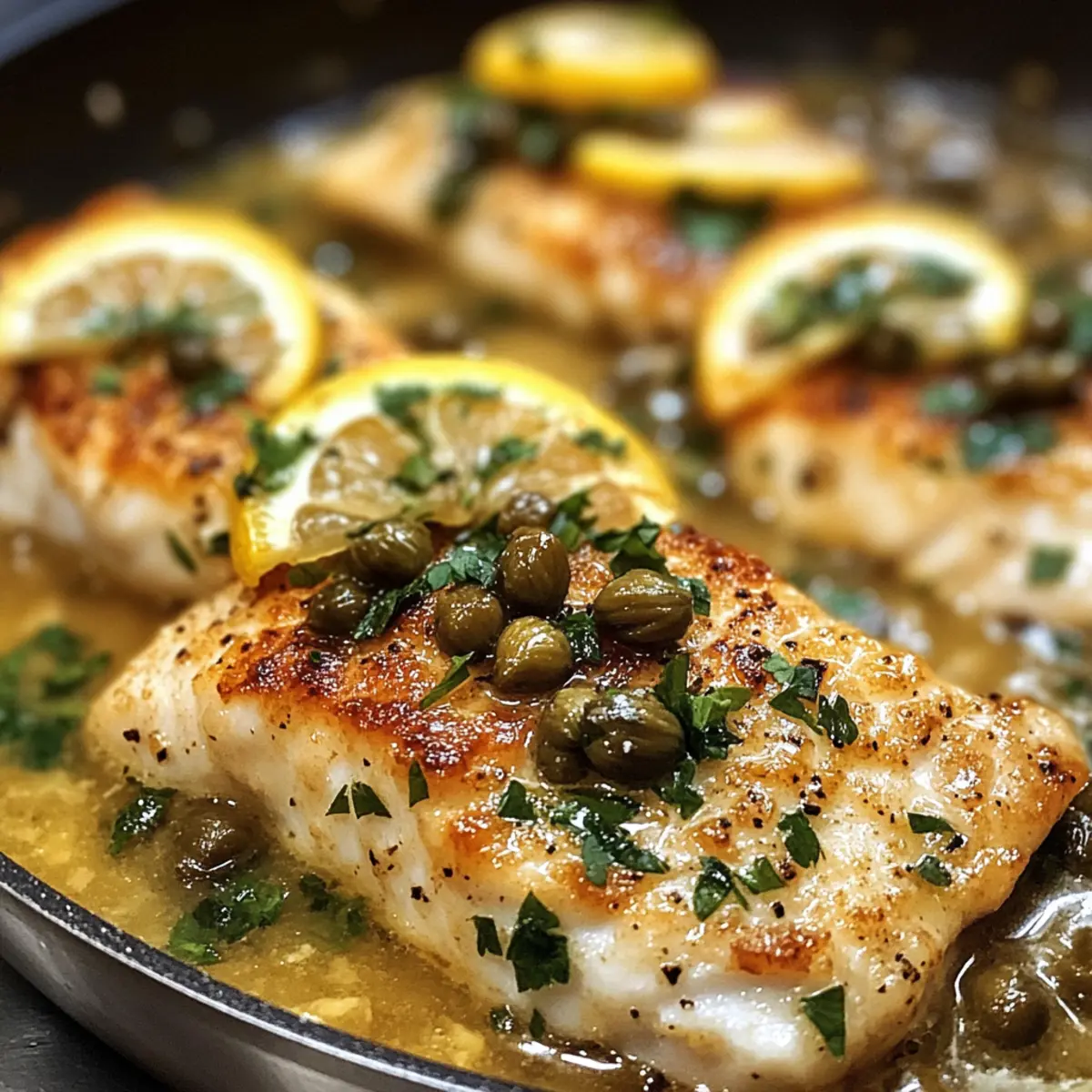 25-Minute White Fish Piccata with Zesty Lemon Caper Sauce Magic