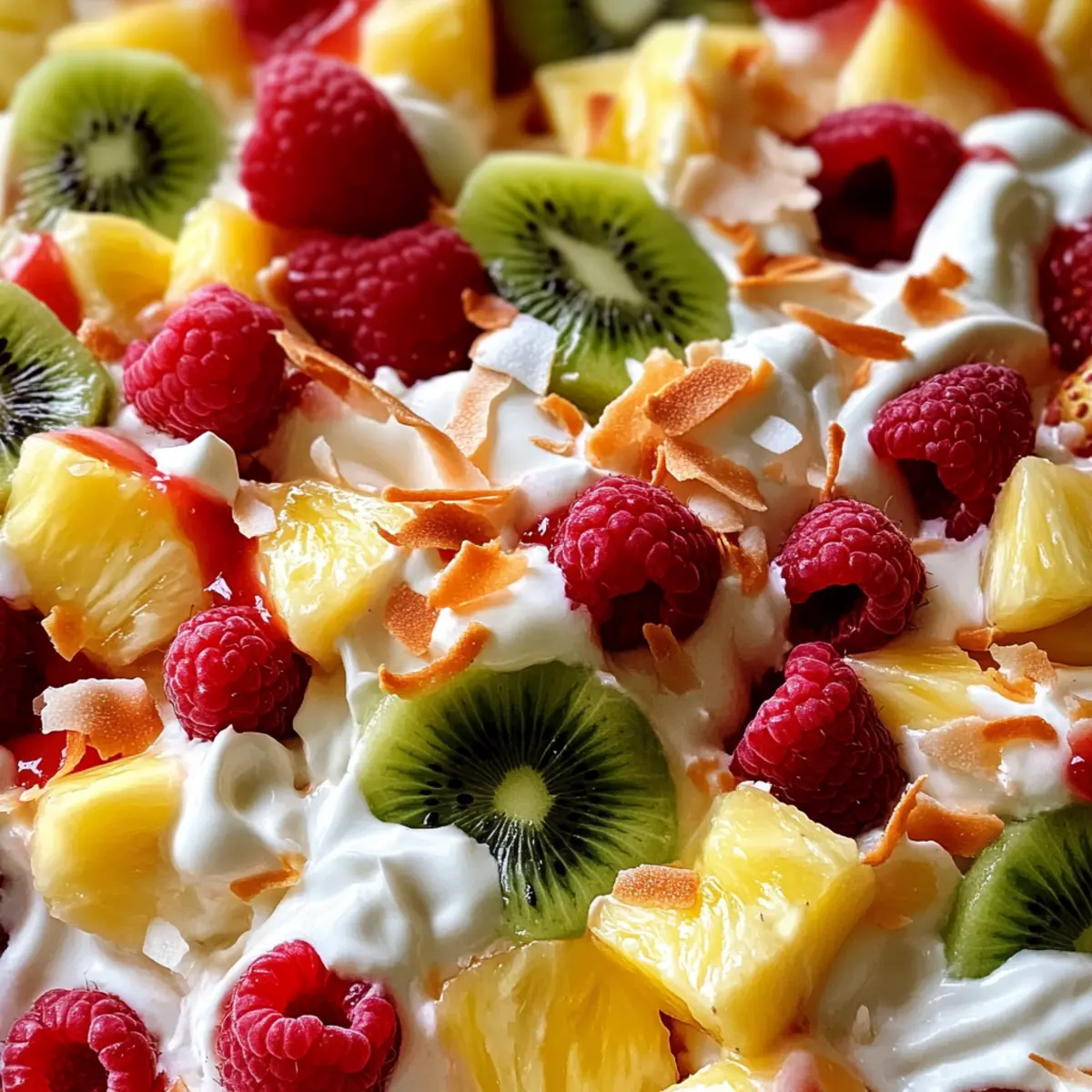 Creamy Hawaiian Cheesecake Salad - No-Bake Tropical Bliss