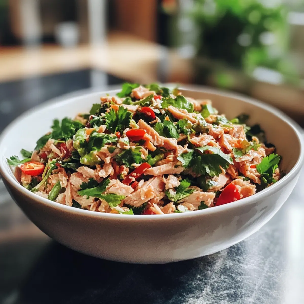 Zesty Thai Tuna Salad for a Refreshing Meal Boost