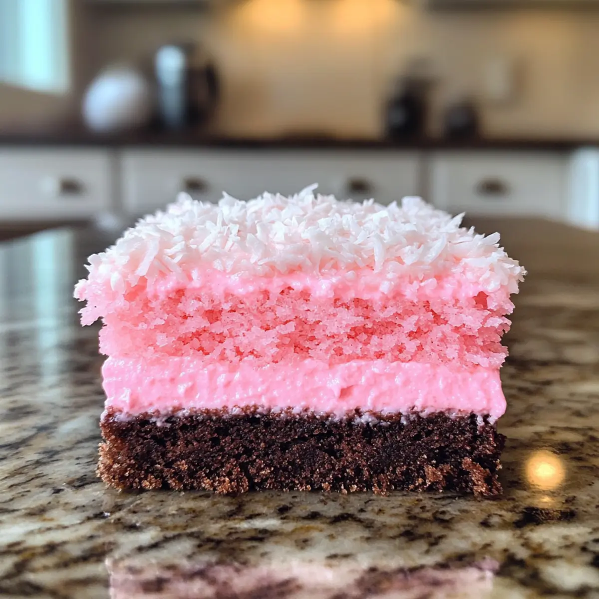 Delight in Pink Coconut Snowball Cake Bars in Just 30 Minutes