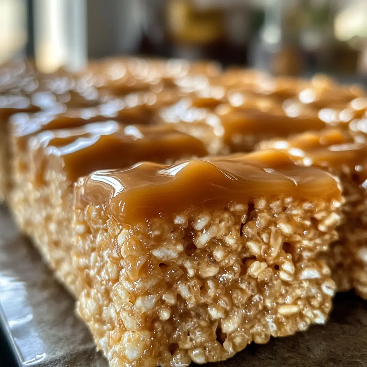 Brown Butter Dulce de Leche Rice Krispie Treats You’ll Crave