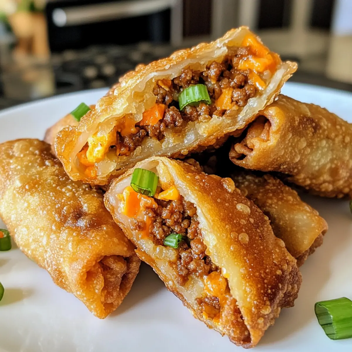 Savory Voodoo Egg Rolls: Crispy Flavor with a Southern Twist