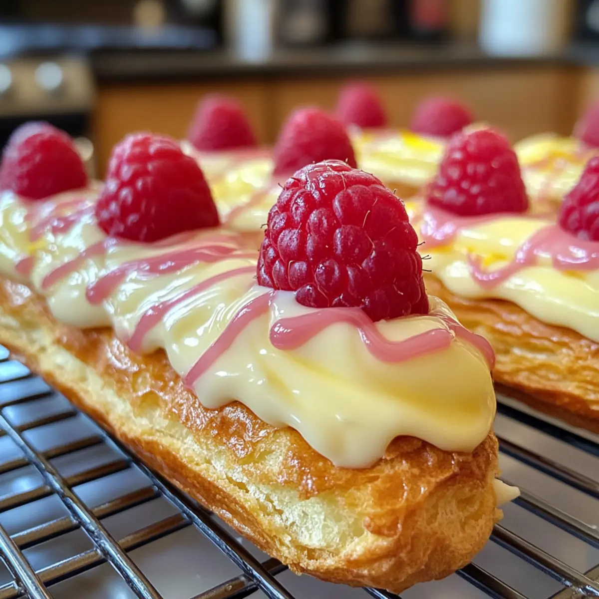 Lemon Raspberry Eclairs that Will Brighten Your Day