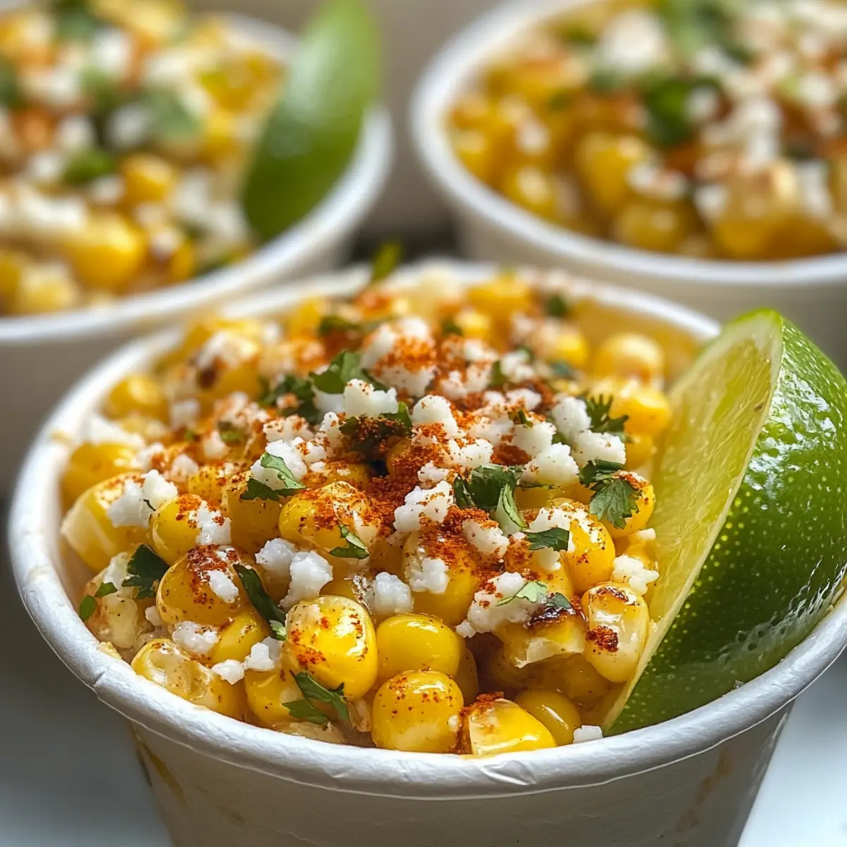 Loaded Street Corn Cups: Quick, Creamy Fiesta in a Cup
