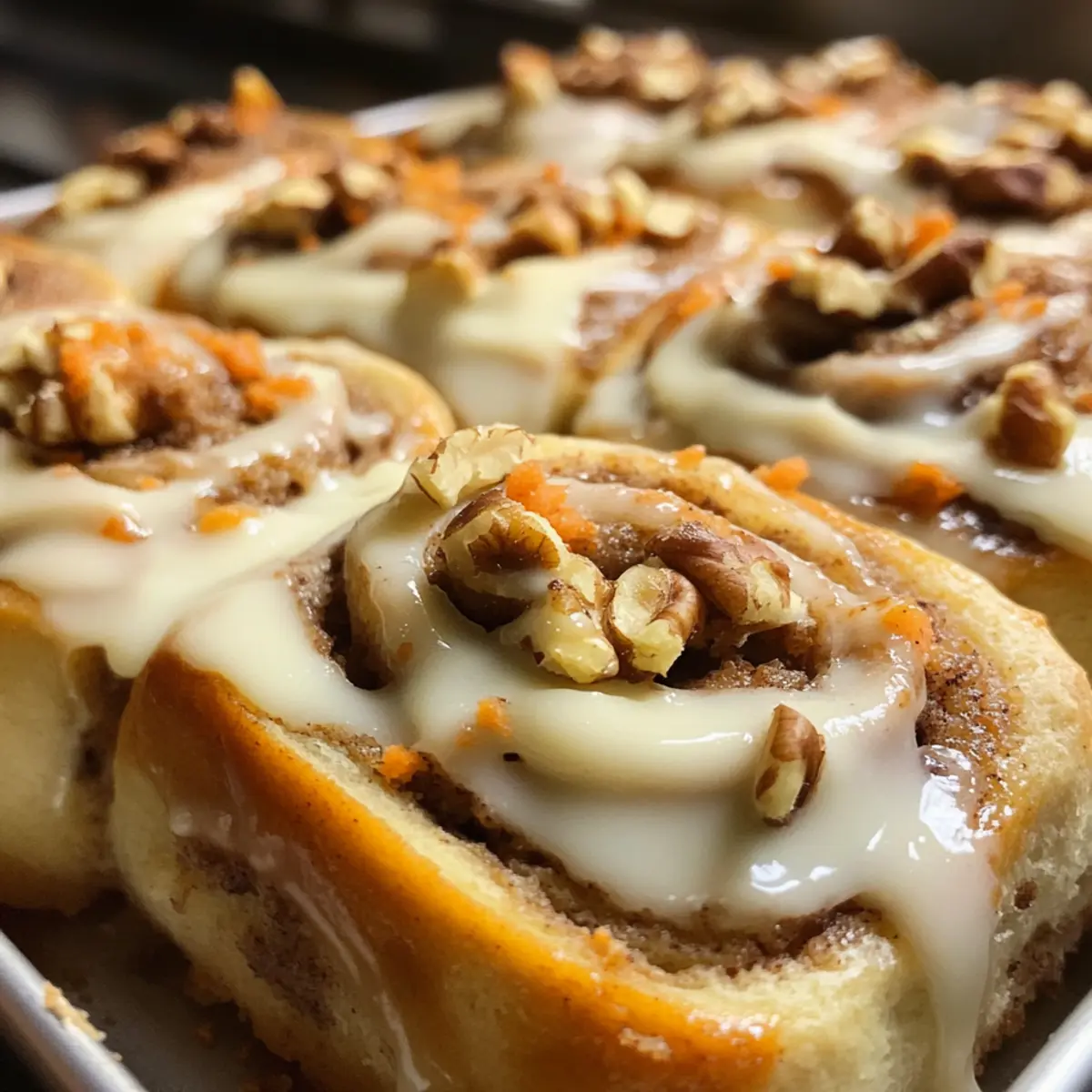 Decadent Carrot Cake Cinnamon Rolls for Cozy Mornings
