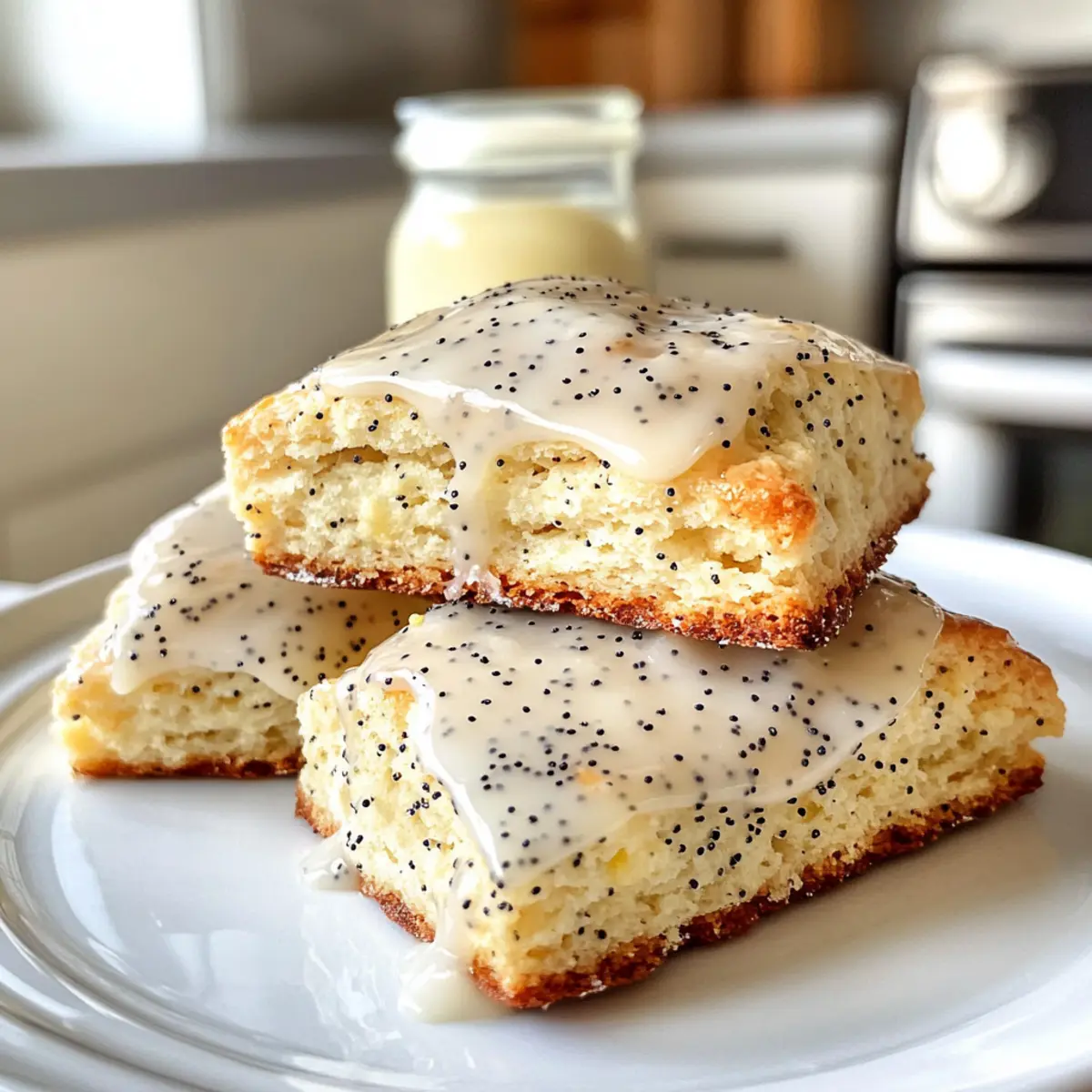 Ridiculously Easy Lemon Poppy Seed Scones That Melt in Your Mouth