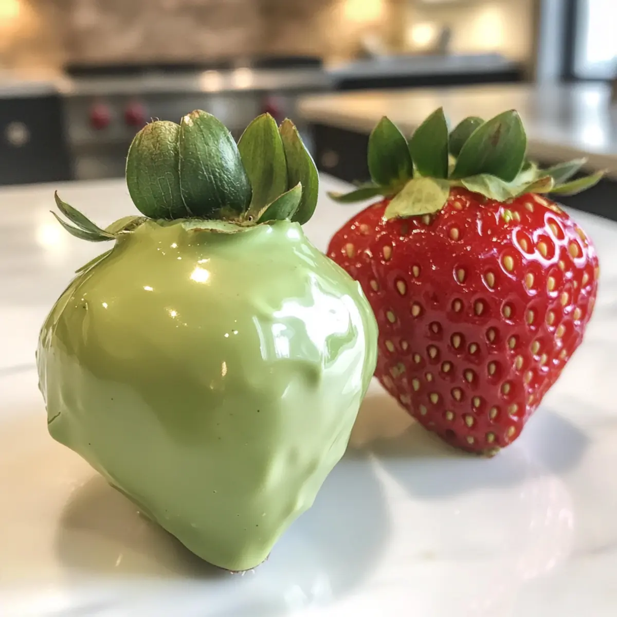 Delicious Matcha-Covered Strawberries for a Sweet Surprise