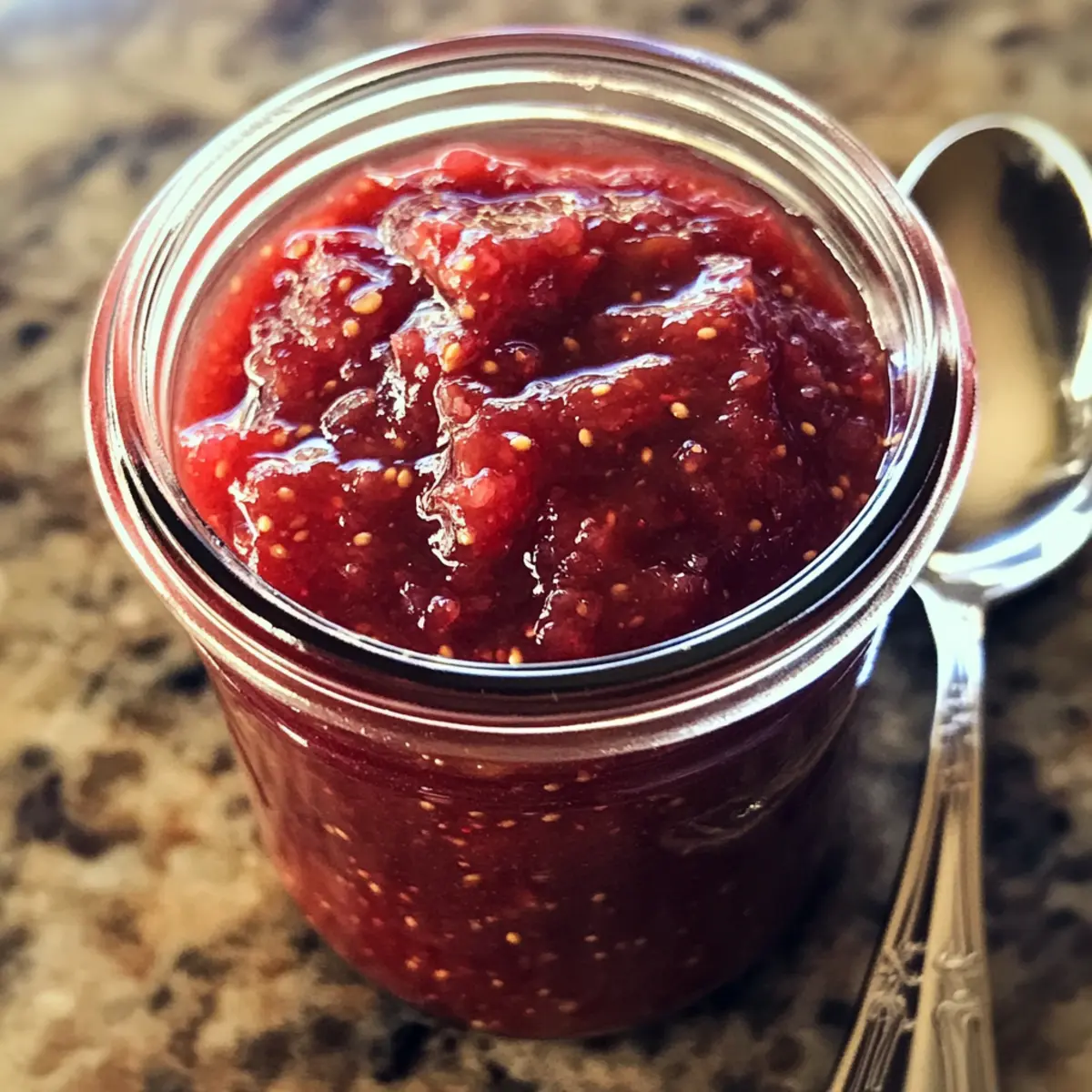 Delicious Strawberry Fig Jam with a Balsamic Twist