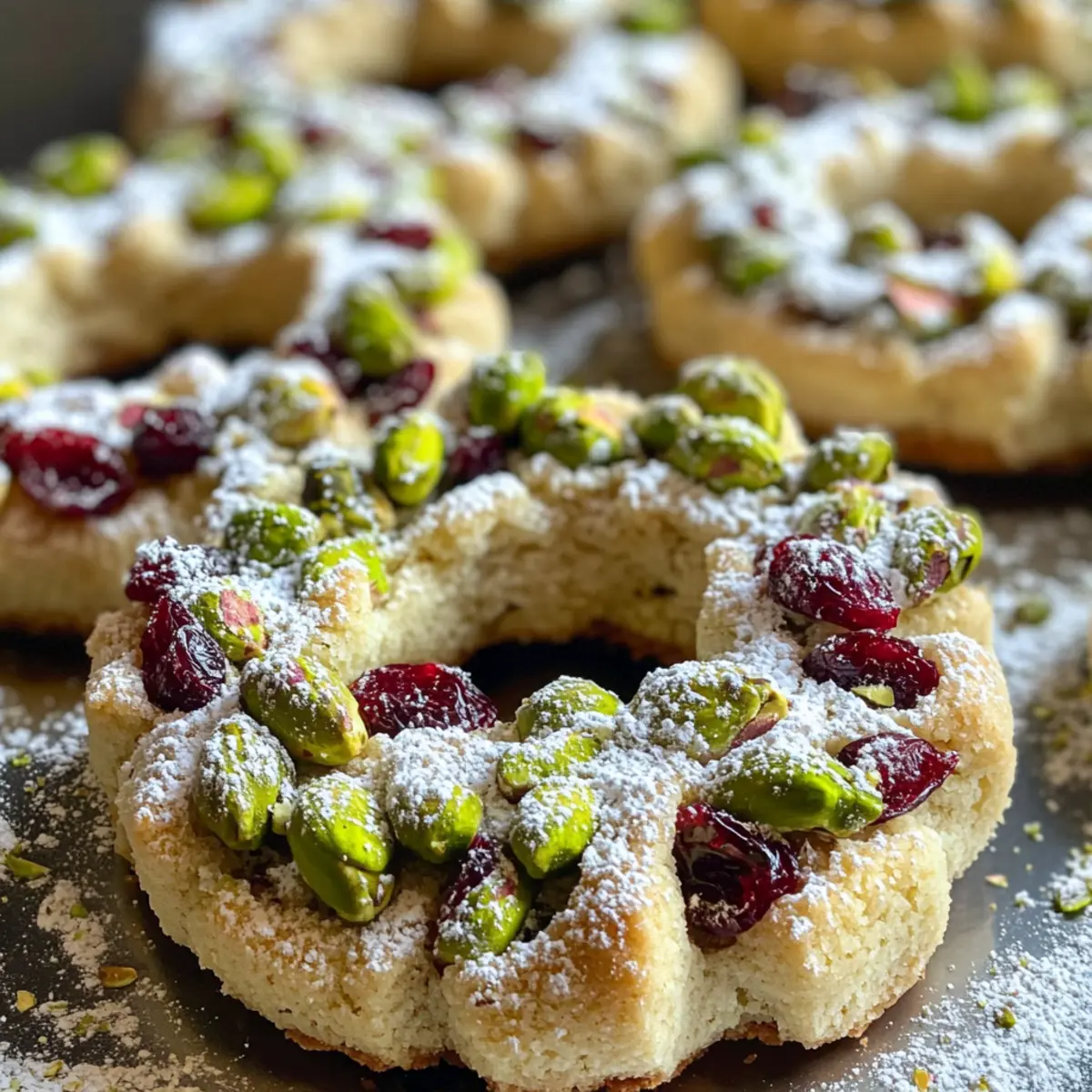 Pistachio Cranberry Wreath Cookies to Brighten Your Holidays