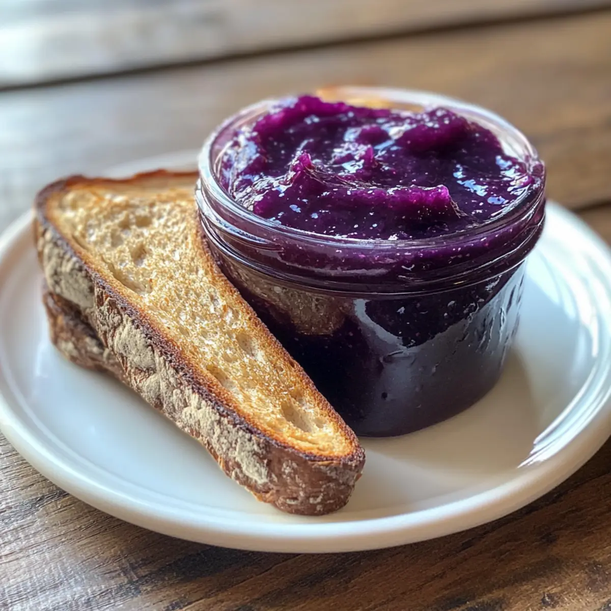 Creamy Healthy Purple Sweet Potato Jam for Blissful Mornings