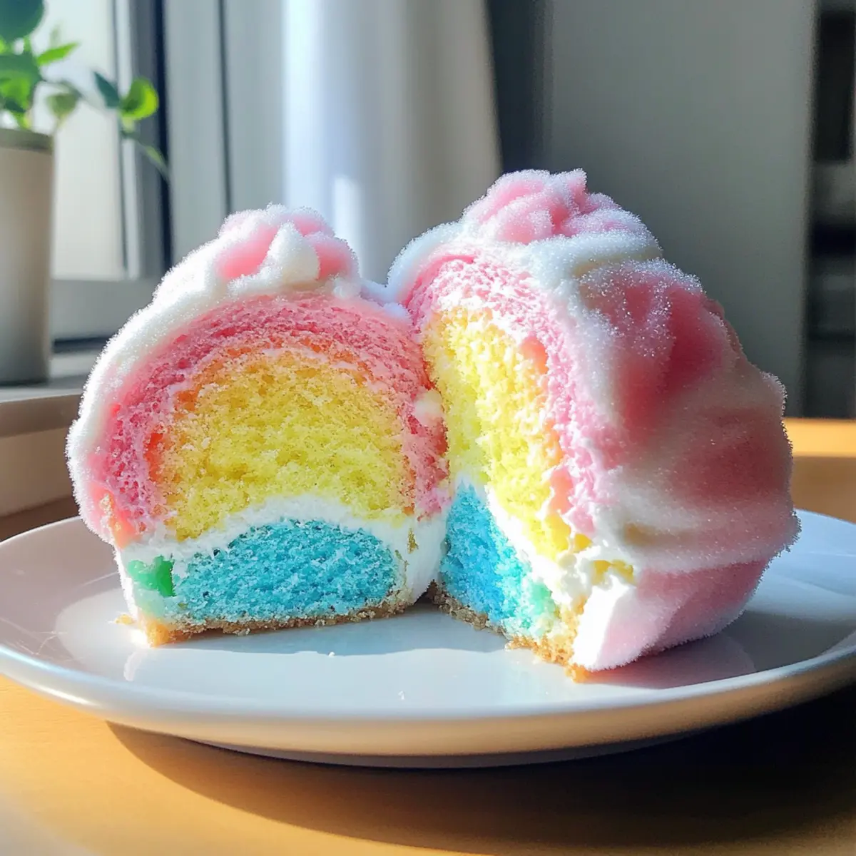 Fluffy Japanese Cotton Candy Cake Roll for Sweet Nostalgia