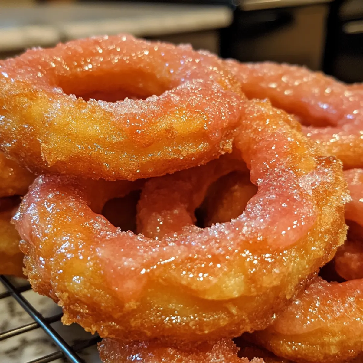 Strawberry Glazed French Crullers for a Sweet Escape
