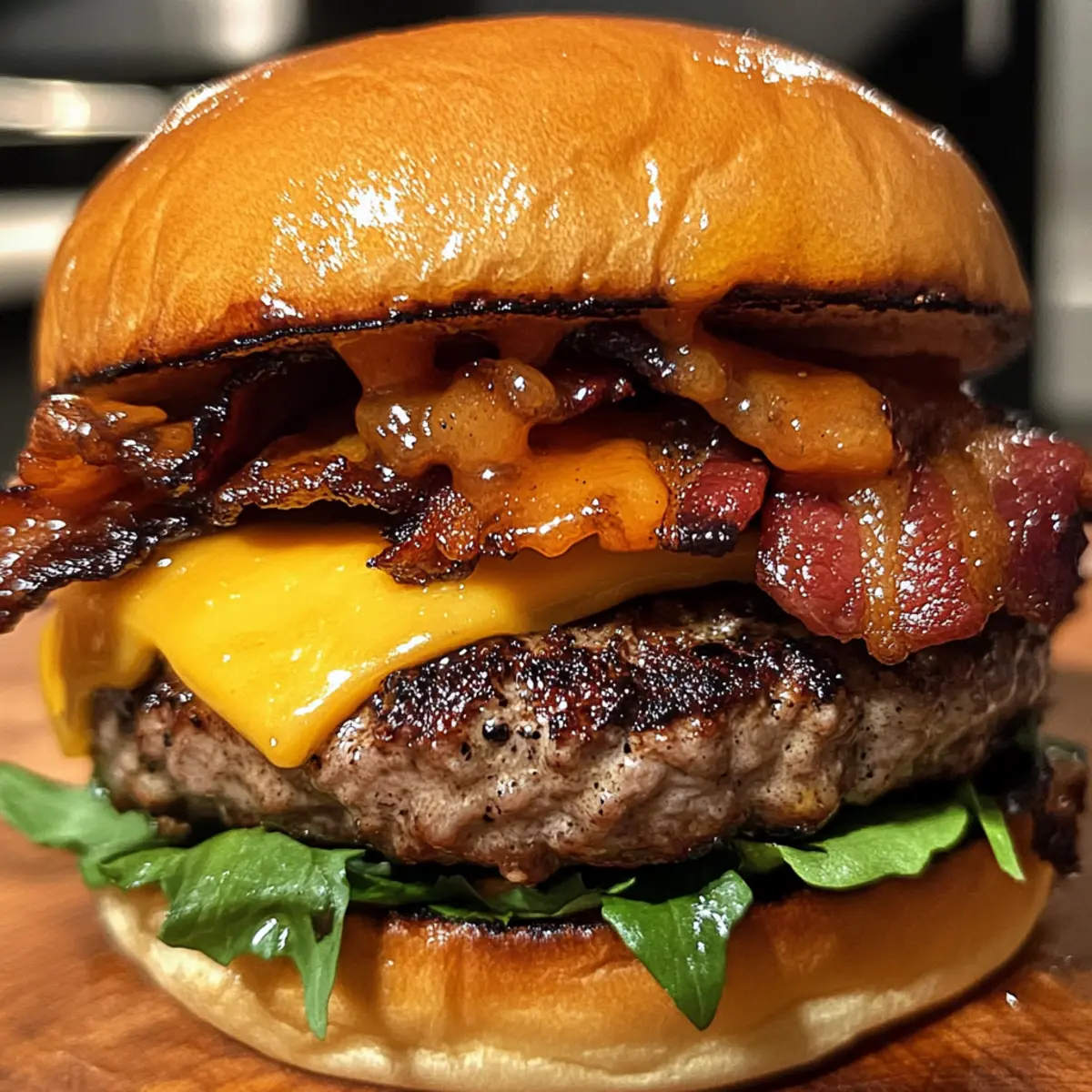 Whiskey Maple Bacon Burger: Sweet & Smoky Flavor Explosion