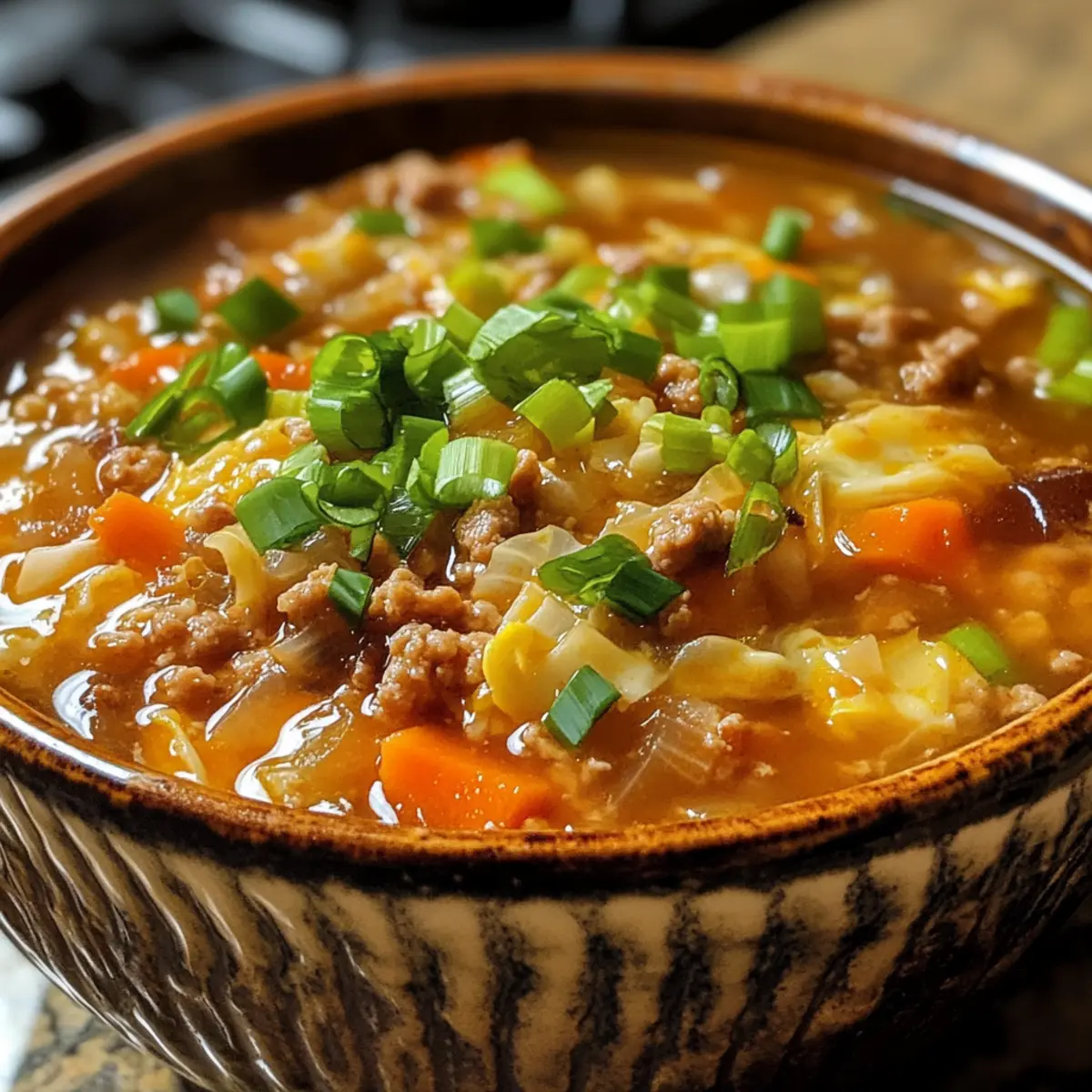 One-Pot Egg Roll Soup Cozy Comfort