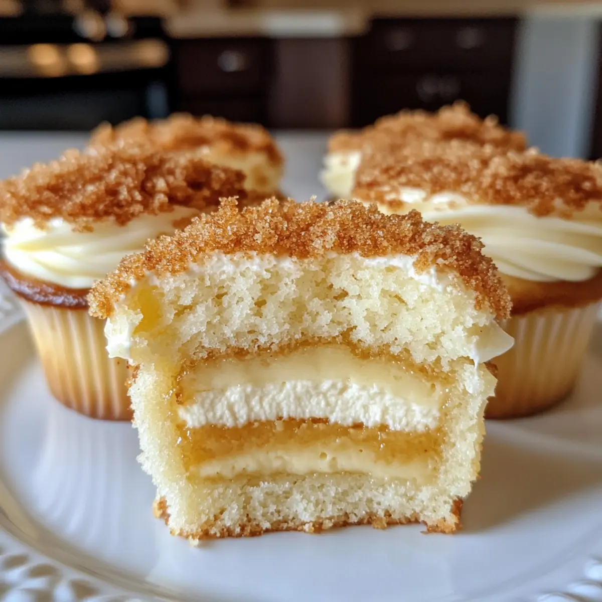 Indulge in Vanilla Bean Creme Brulee Cheesecake Cupcakes