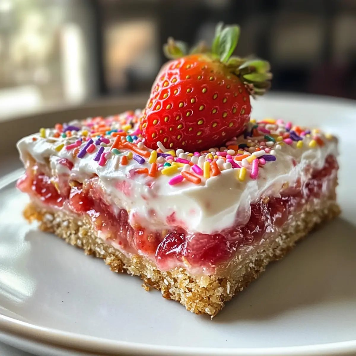 Strawberry Pop-Tart Protein Baked Oats