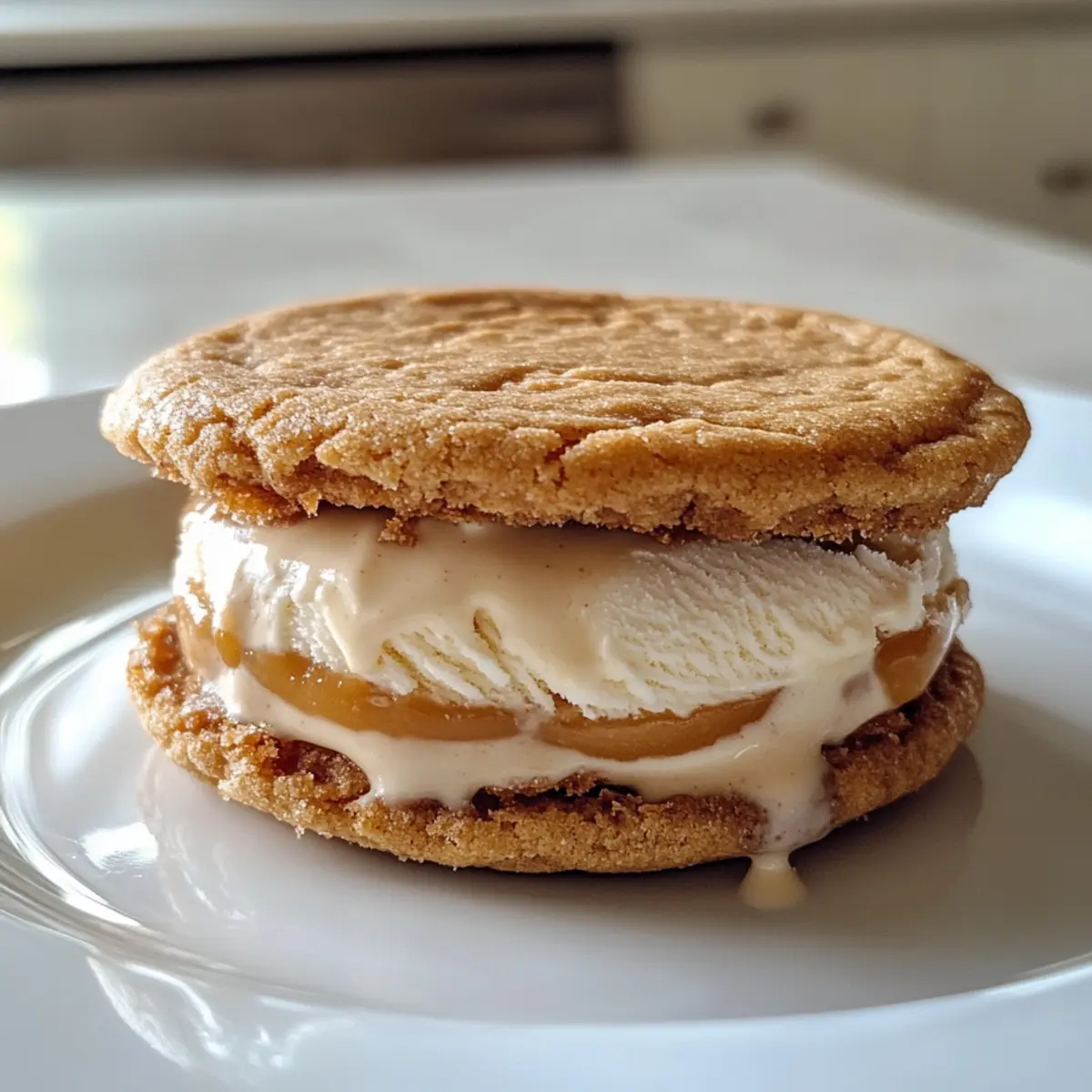 Salted Brown Sugar Butterscotch Ice Cream Sandwiches Bliss