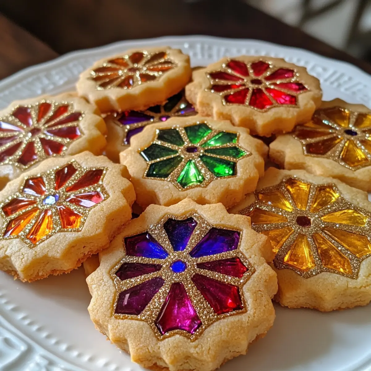Stained Glass Cookies
