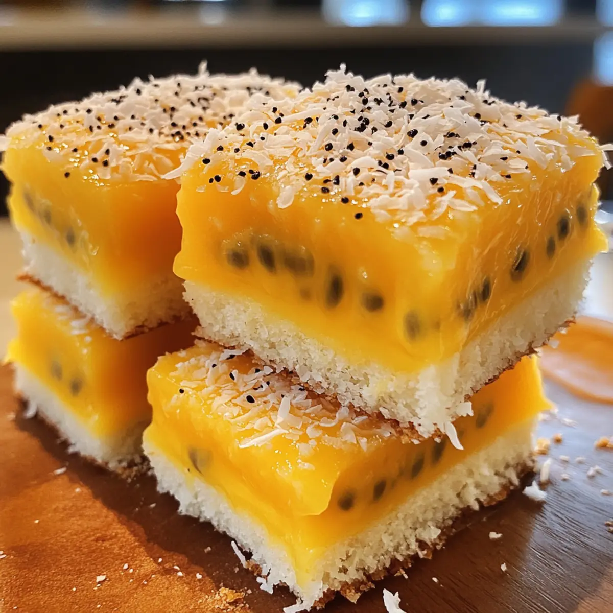 Passionfruit Lamingtons: A Tropical Twist on a Classic Treat