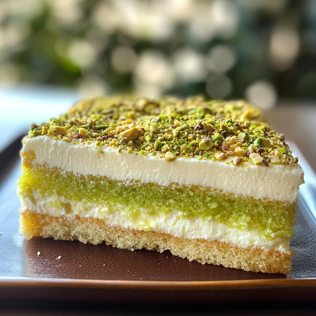 Heavenly Buttery Pistachio Gooey Butter Cake Recipe
