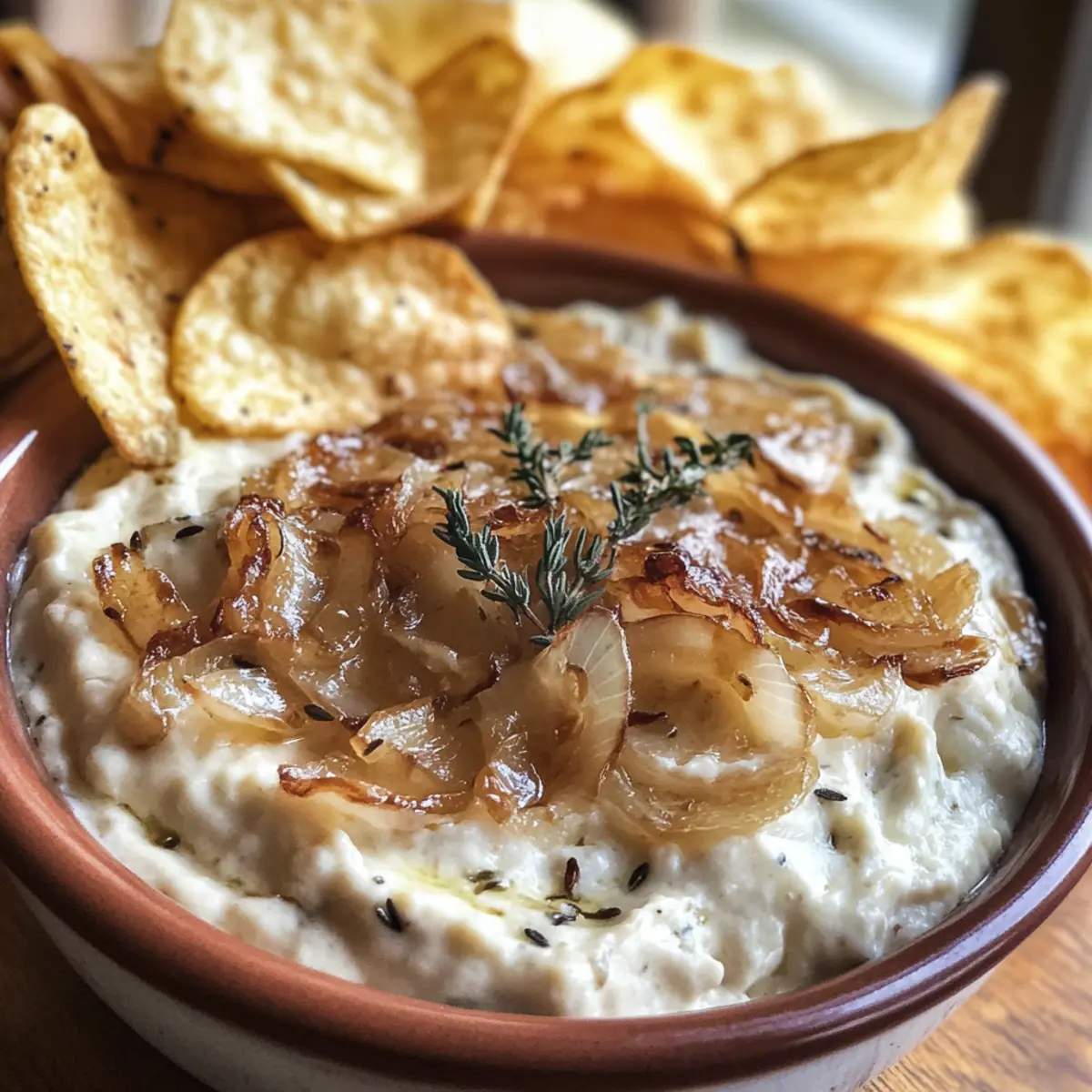 Bobby Flay's Caramelized Onion Dip That's Perfectly Creamy