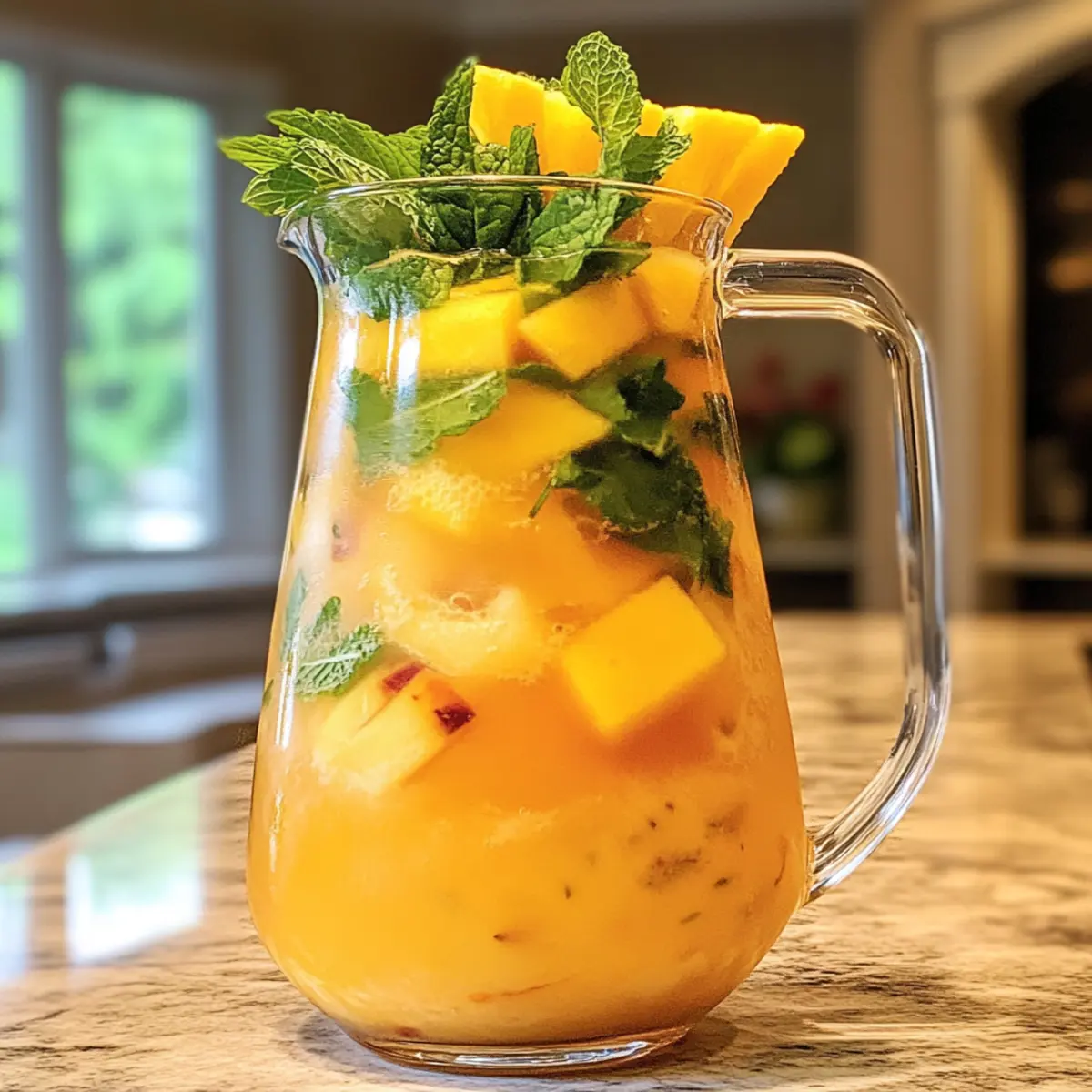 Tropical Pineapple Mango Rum Punch for Your Next Party Fun