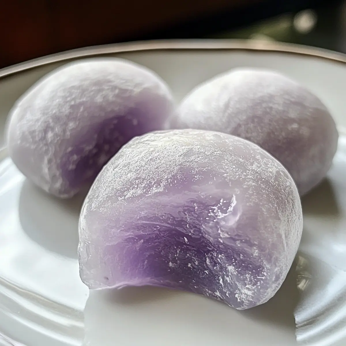 Soft Chewy Lavender Honey Mochi for a Blissful Treat