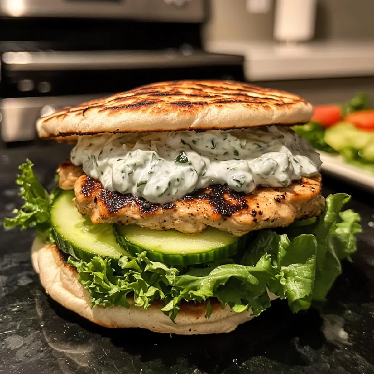 Savor Summer with Juicy Greek Chicken Burgers and Tzatziki