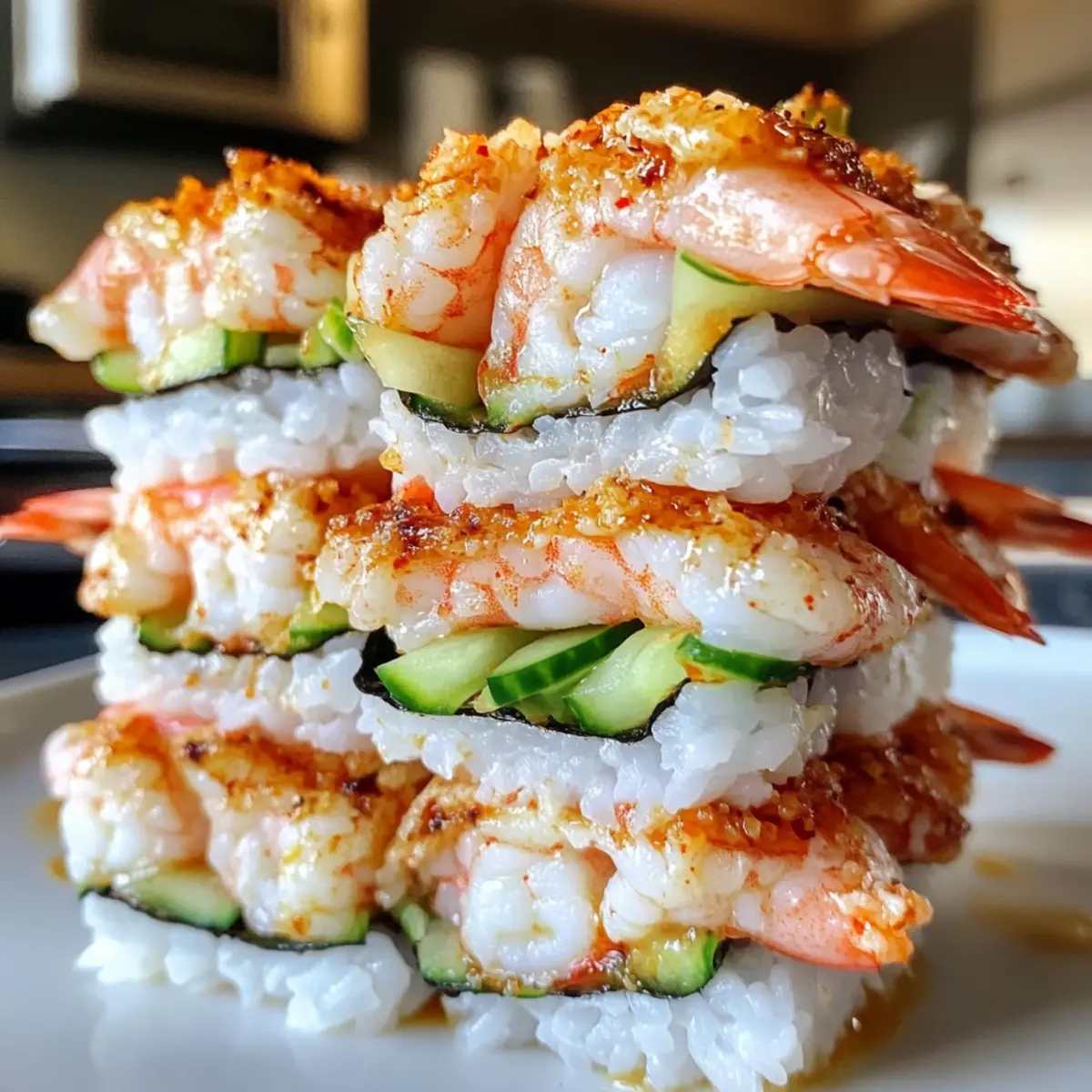 Spicy Shrimp Sushi Stacks Ready in 20 Minutes Delight