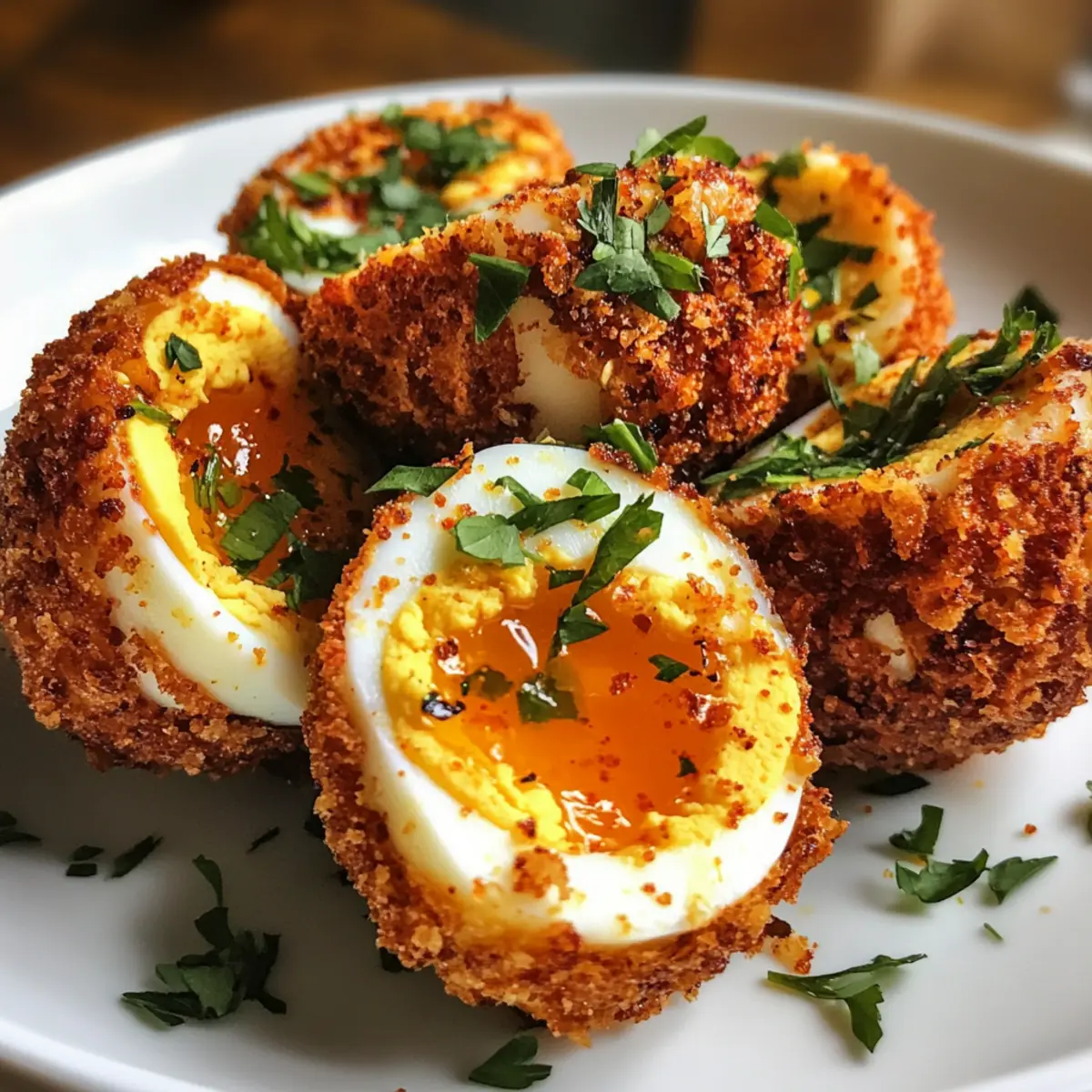 Spicy Cajun Fried Deviled Eggs for a Flavor Explosion