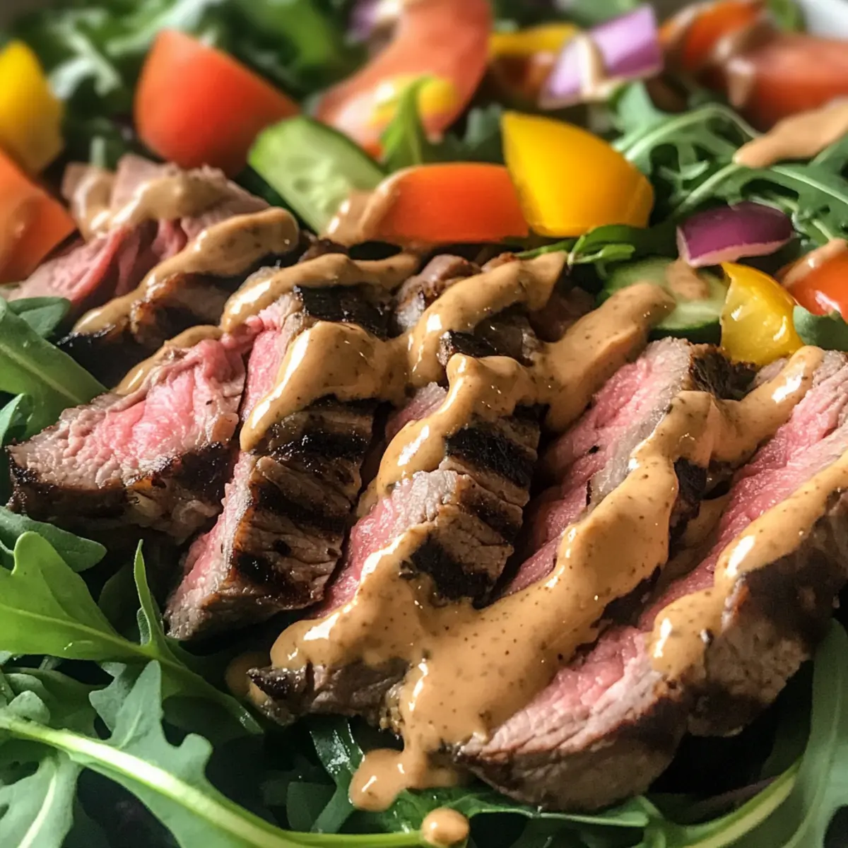 Savor Easy Meal Prep Steak and Arugula Salad Tonight
