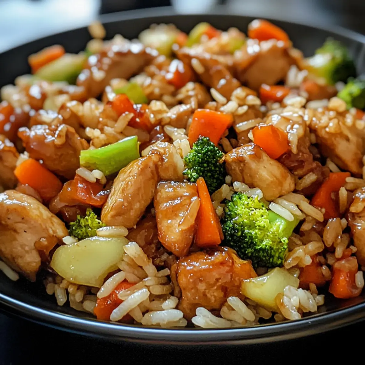 Mouthwatering Teriyaki Chicken Fried Rice Made Easy