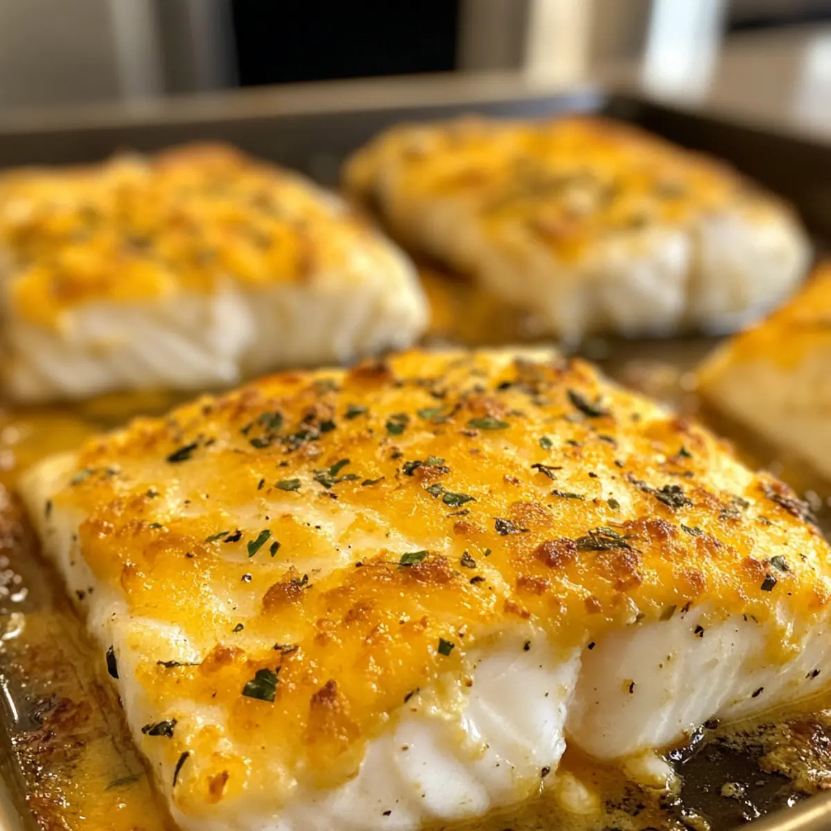 Cheesy Baked Halibut: Quick & Crispy Family Dinner Delight
