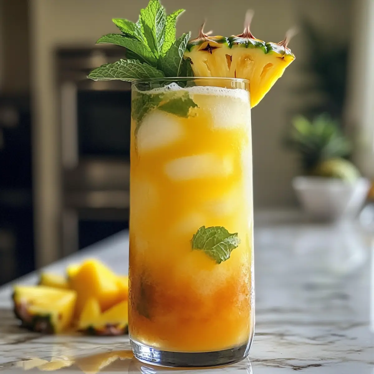 Tropical Mocktail Bliss: Refreshing Flavor in Every Sip