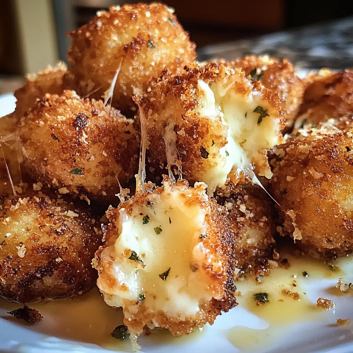 Cheesy Parmesan Mozzarella Bites
