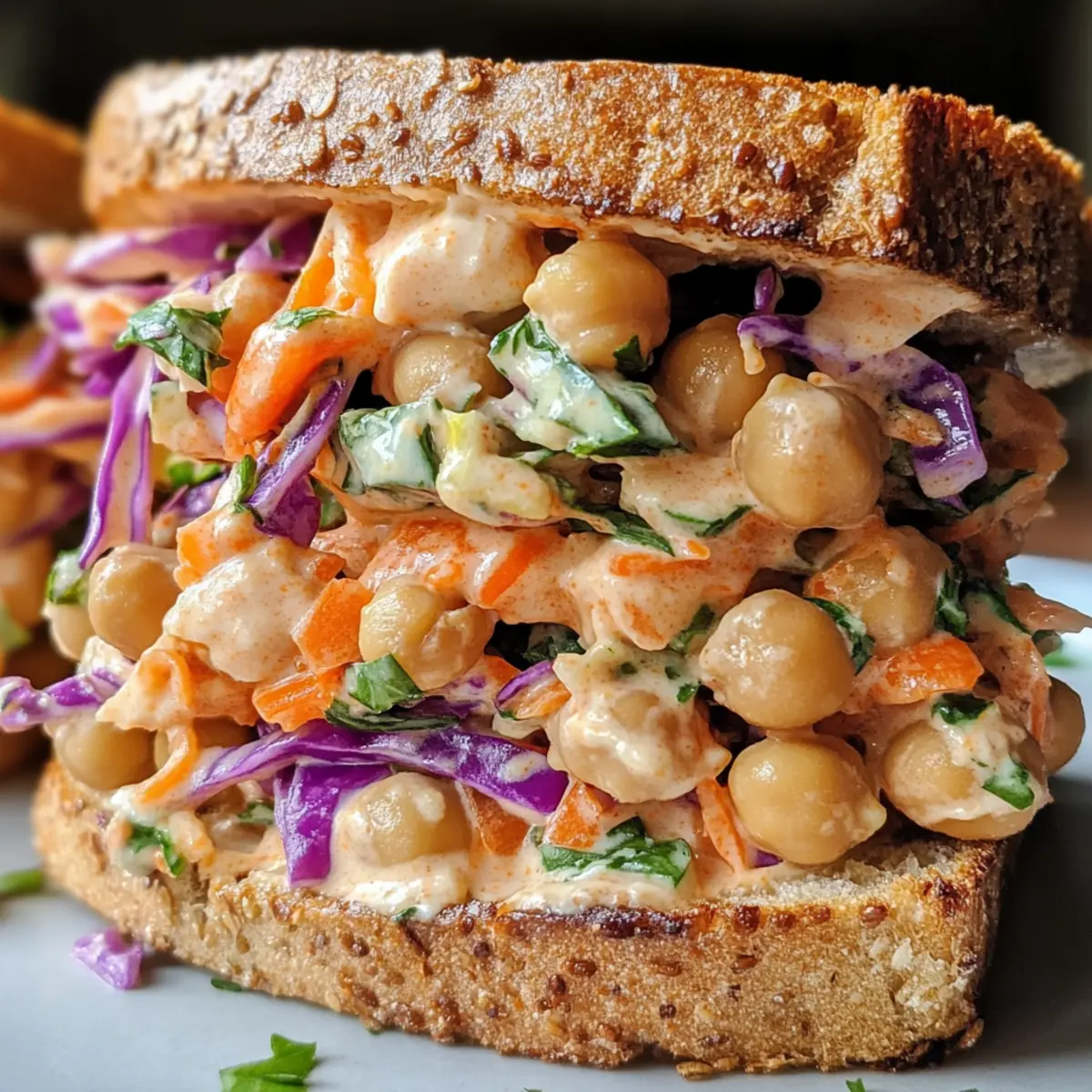 Zesty Buffalo Chickpea Salad: A Vegan Twist on Comfort Food
