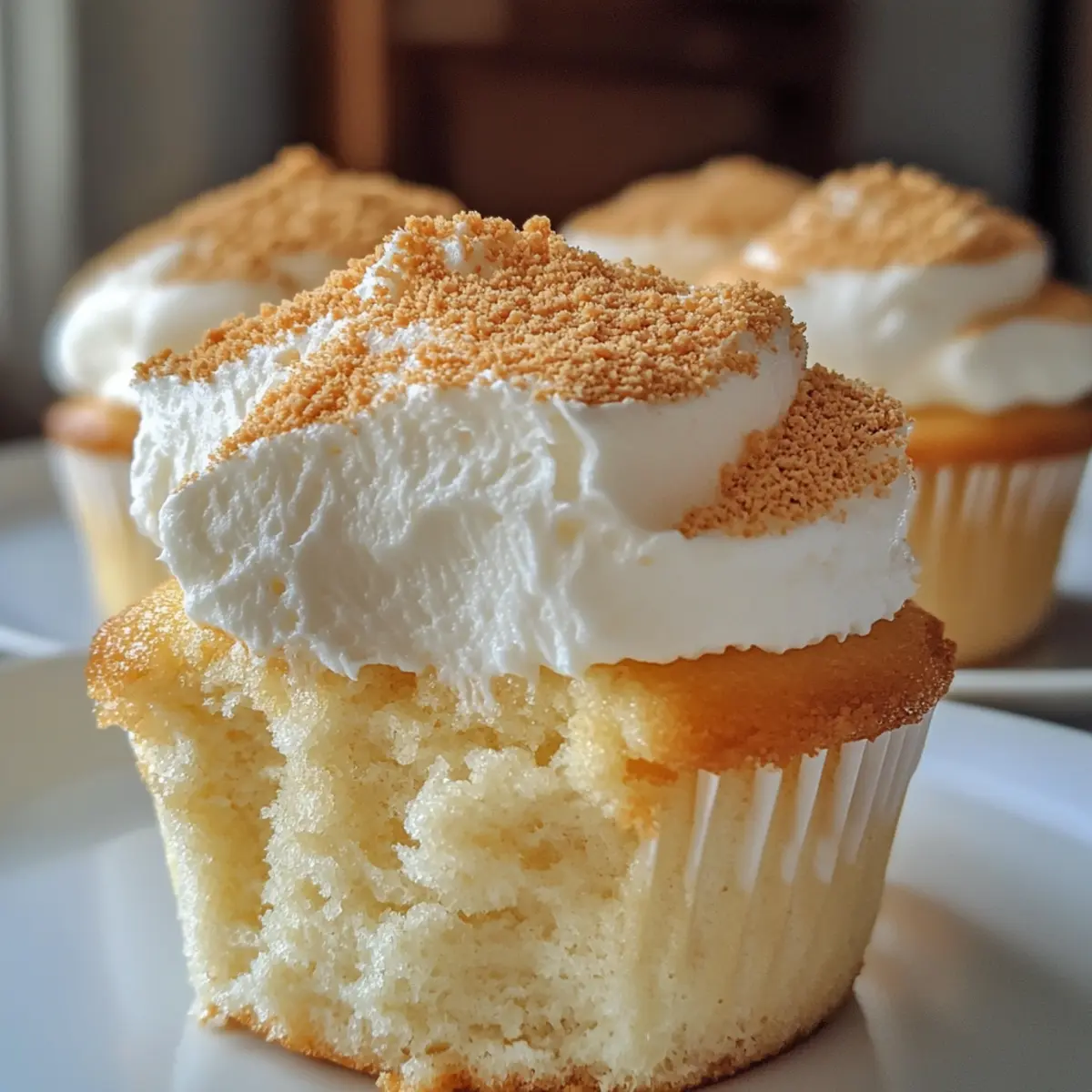 Light and Fluffy Japanese Cotton Cheesecake Cupcakes Delight