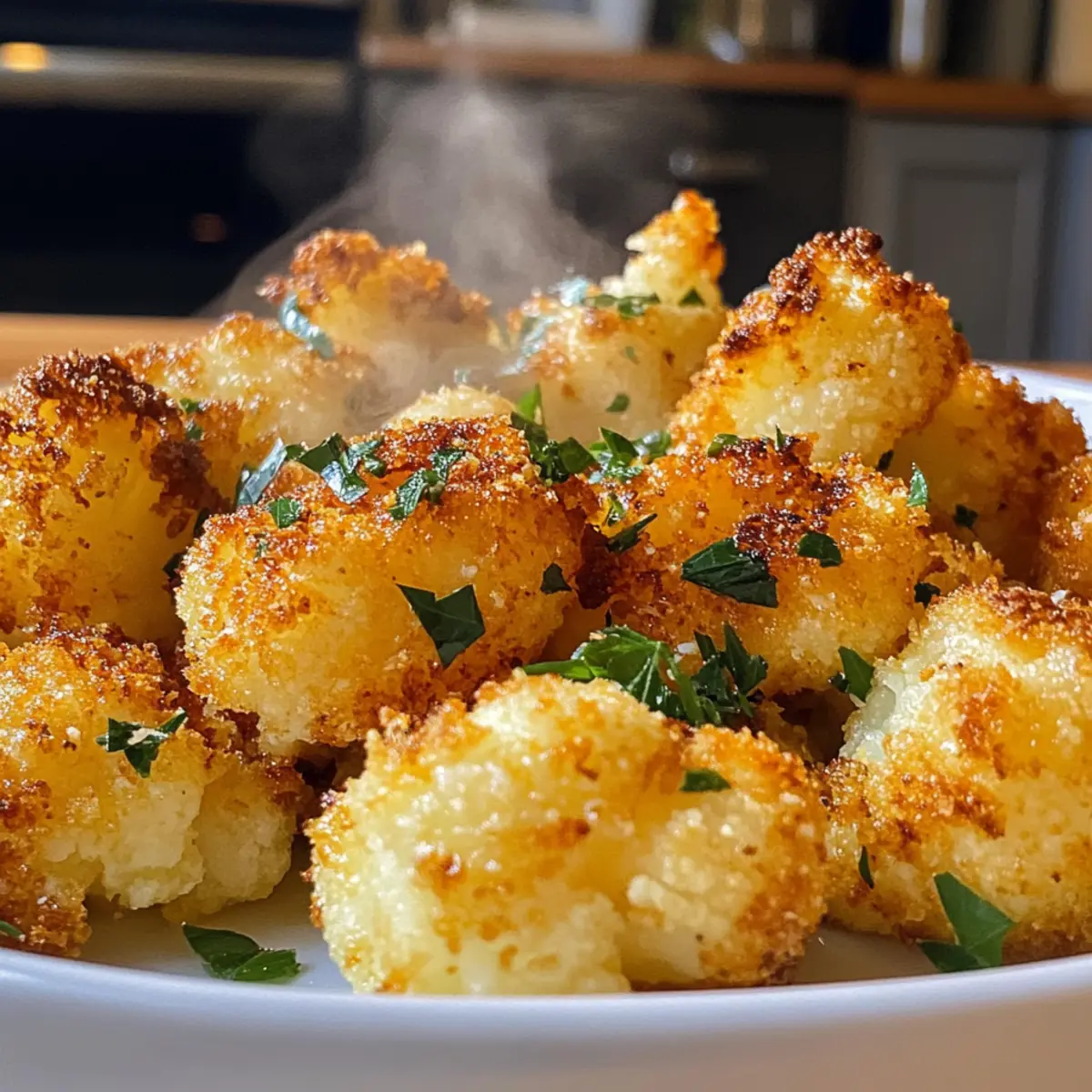 Crispy Baked Cauliflower Bites