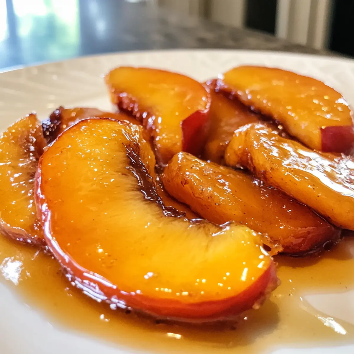 Delightful Caramelized Brown Sugar Peaches in 18 Minutes