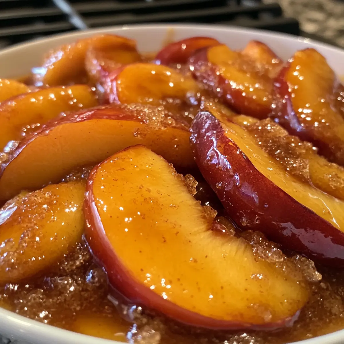 Old Fashioned Baked Sliced Peaches in 25 Minutes Bliss