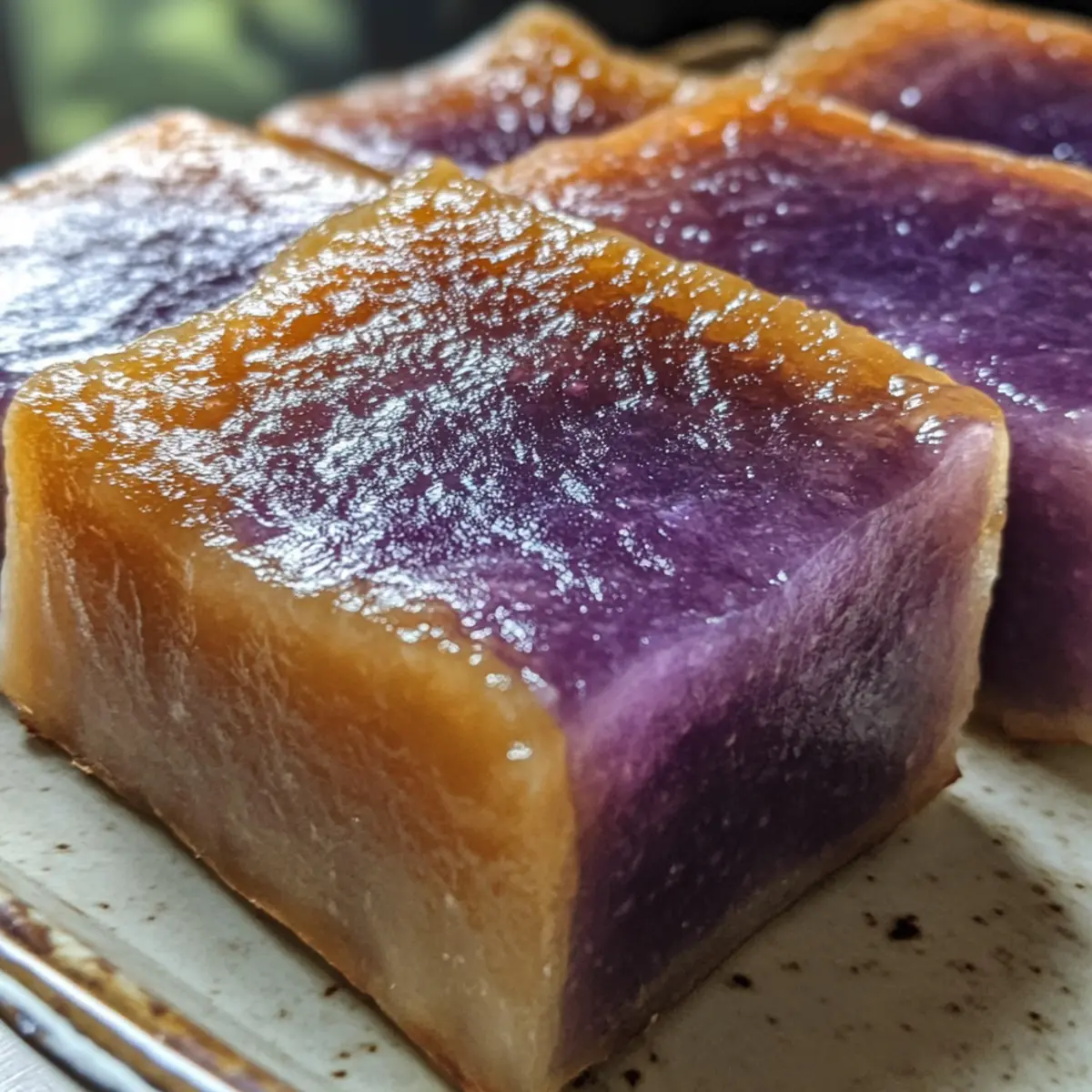 Delicious Hawaiian Ube Butter Mochi for Chewy Sweet Bliss