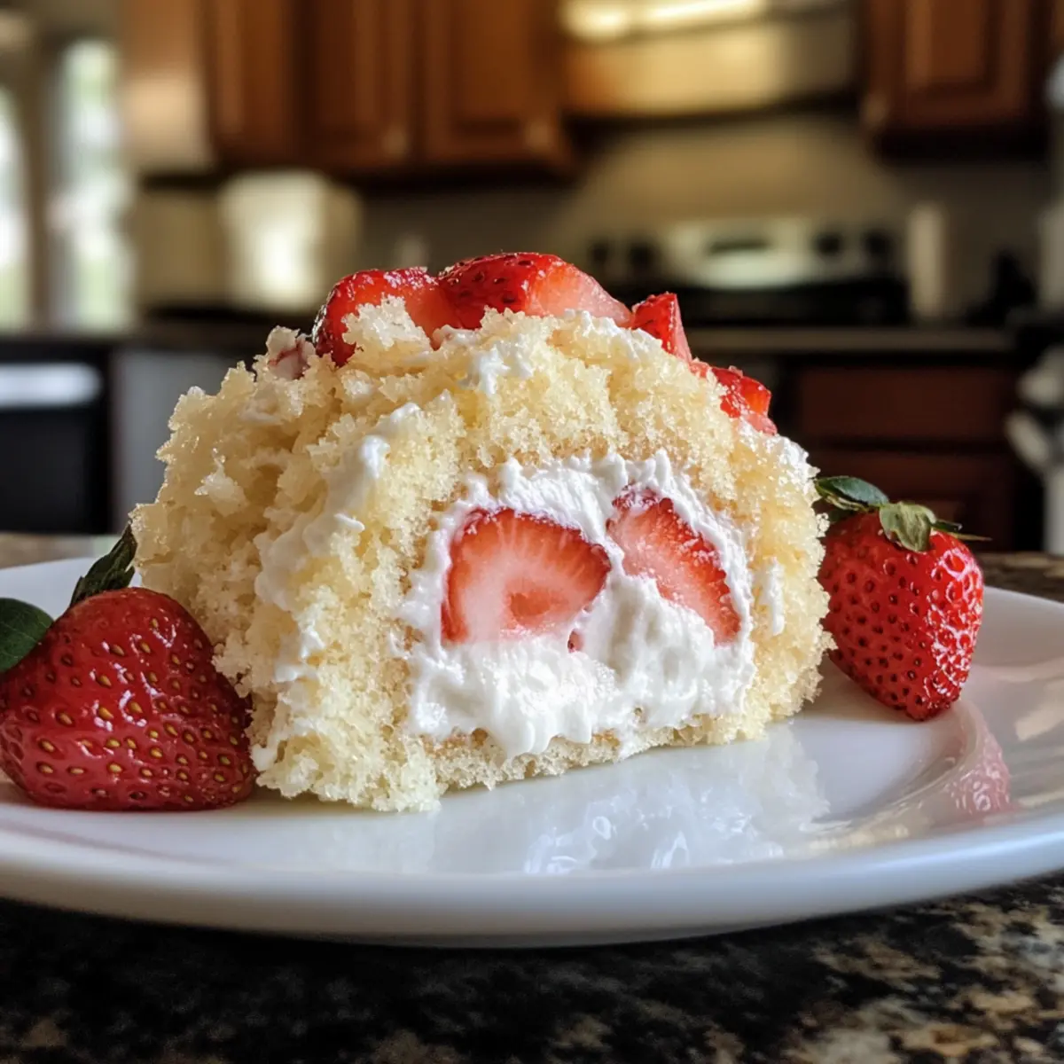STRAWBERRY SHORTCAKE SUSHI ROLL
