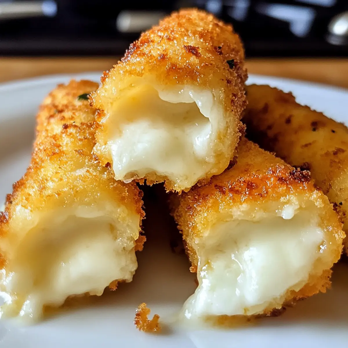 Crispy Homemade Mozzarella Cheese Sticks for Snack Lovers